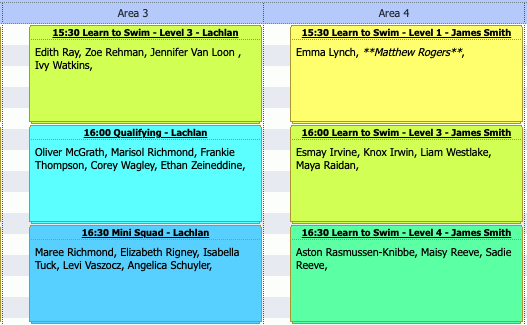 Makeup Class in Schedule Makeup Class in Schedule
